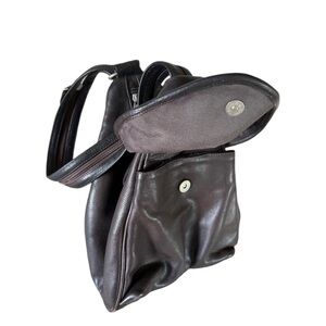 Canyon Outback Brown Leather Bag with Silver Accents